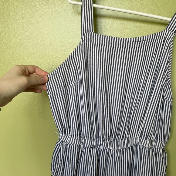 Old Navy nautical striped jumpsuit/romper - Picture 3 of 8